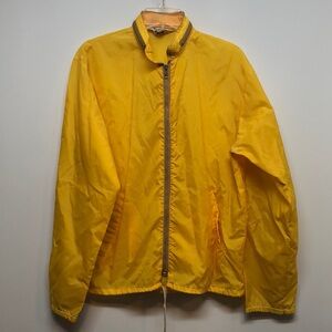 Vintage Boat-Jac windbreaker jacket coat Men's M Medium yellow 1960s 1970s 1980s